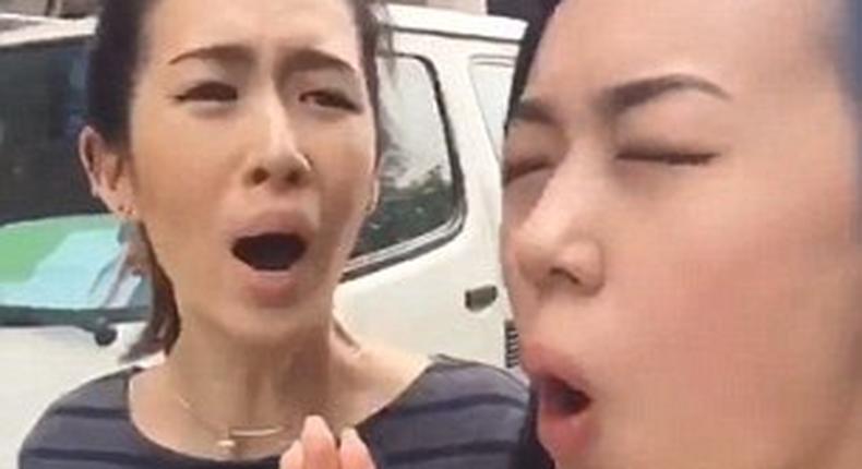 2 girls go viral after lip-syncing to the sound of sirens