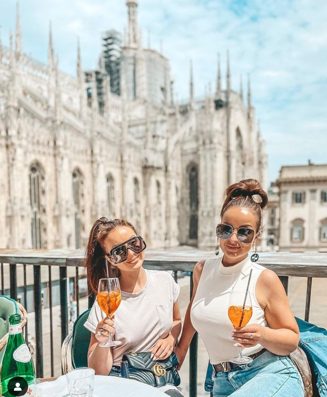 Veronika a Daniela Nízlové si užívali výlet v Miláne vo veľkom štýle. 