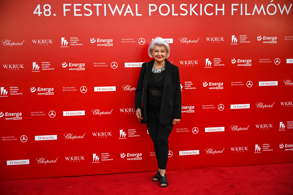 Ewa Braun na gali zakończenia 48. Festiwalu Polskich Filmów Fabularnych w Gdyni