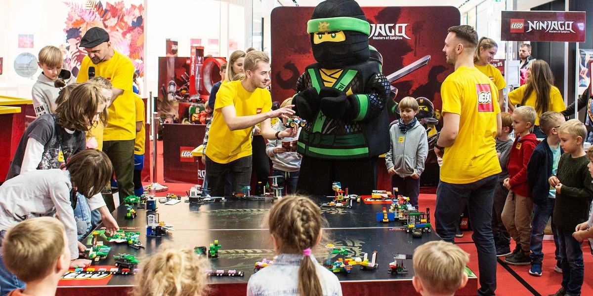 Katowice. Wystawa klocków Lego w galerii Libero 