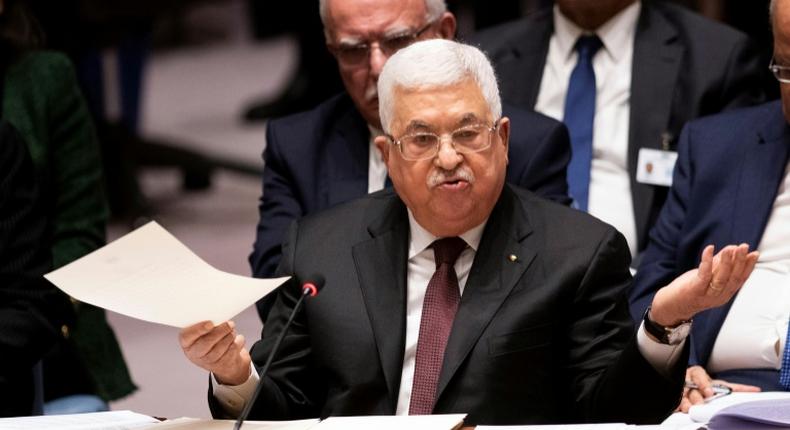 Palestinian president Mahmud Abbas, 84, has slammed a US plan for Middle East peace as violating Palestinian rights