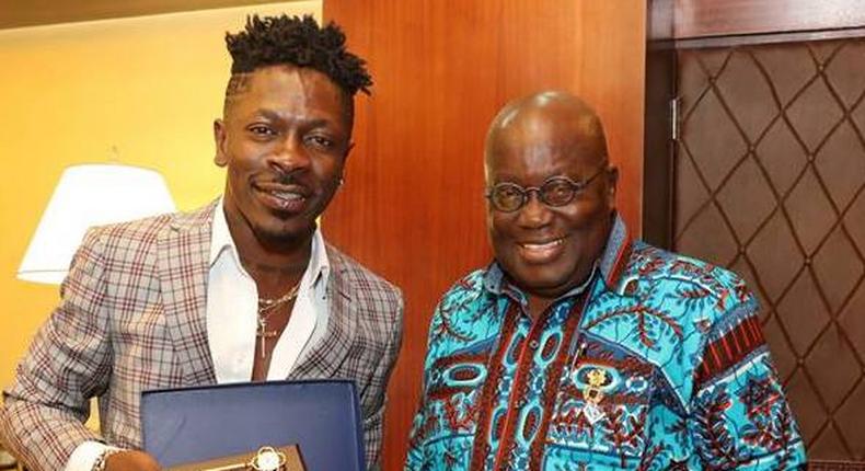 Shatta Wale and Akufu Addo