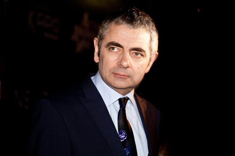 Rowan Atkinson na premierze filmu 'Johnny English Reaktywacja' w Moskwie