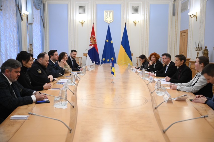 Ana Brnabić u Ukrajini