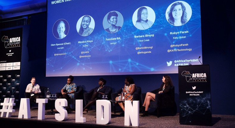 A cross section of panelists at the Africa Tech Summit London