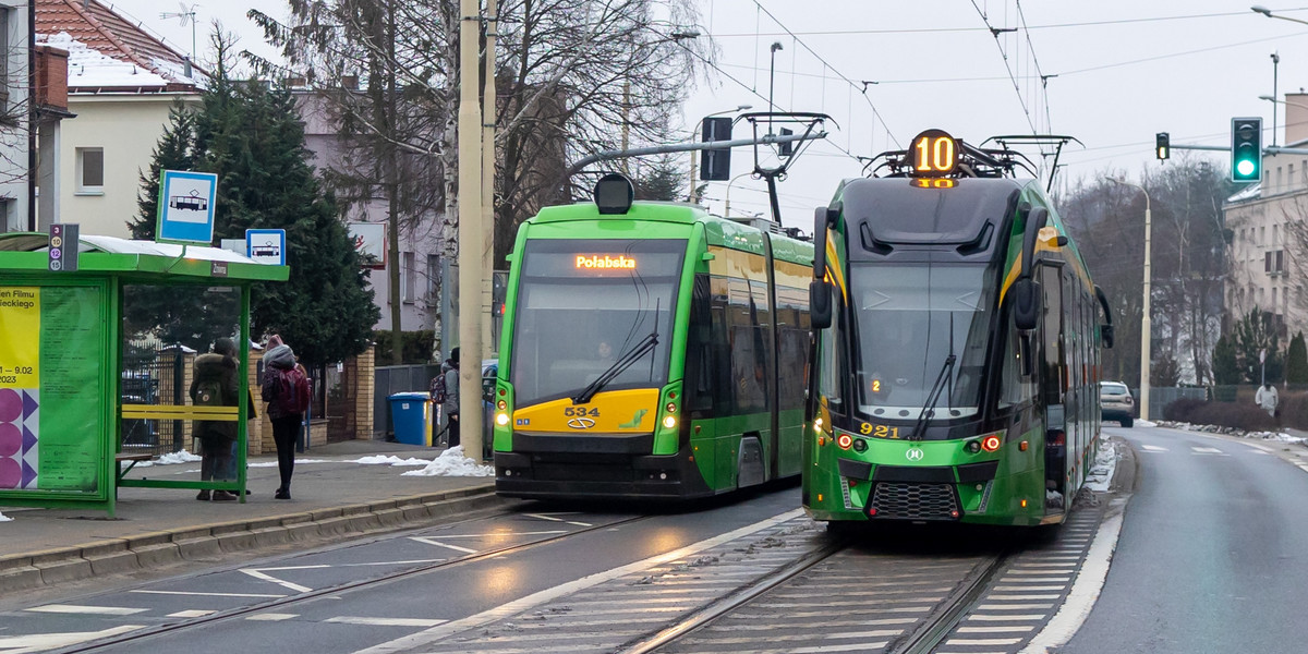 Tramwaje poza godzinami szczytu w Poznaniu będą kursowały rzadziej.