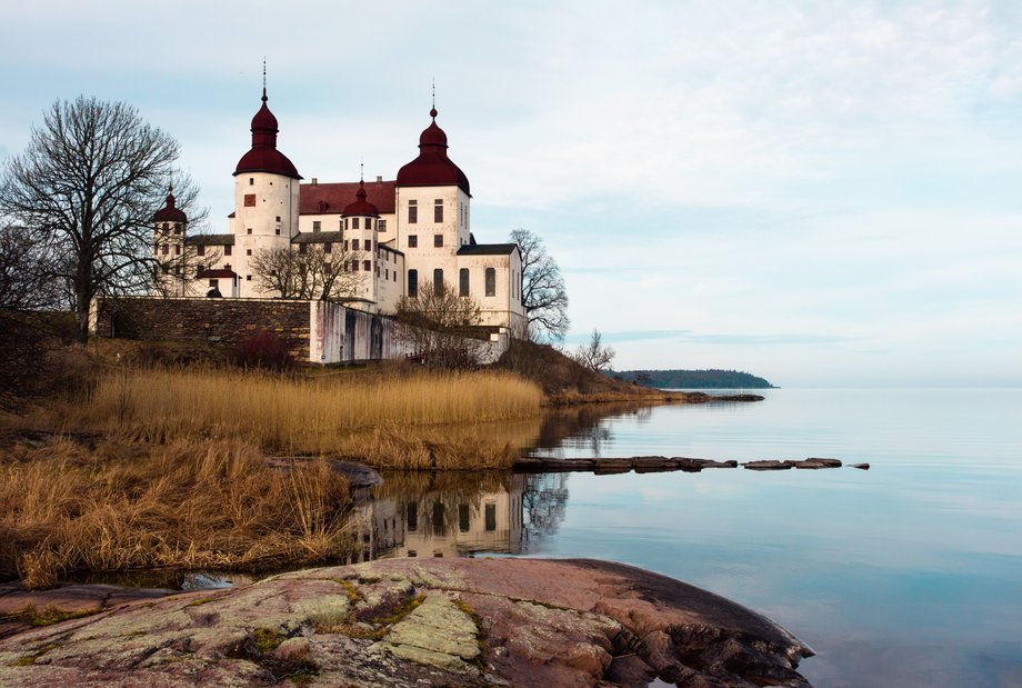 Zamek Läckö, Lidköping, Szwecja