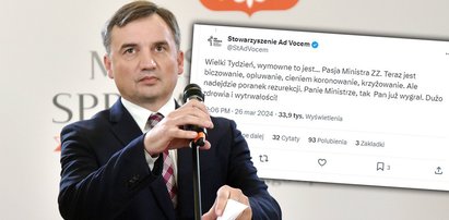 Kuriozalny wpis ludzi Ziobry. Naprawdę padło takie porównanie