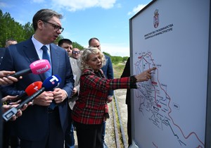Aleksandar Vučić prisustvuje danas otvaranju novog železničkog mosta na reci Tamiš kod Tomaševca