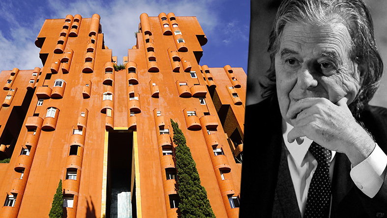 Ricardo Bofill nie żyje. Jednym z jego projektów jest apartamentowiec Walden 7 w Sant Just Desvern niedaleko Barcelony w Katalonii 
