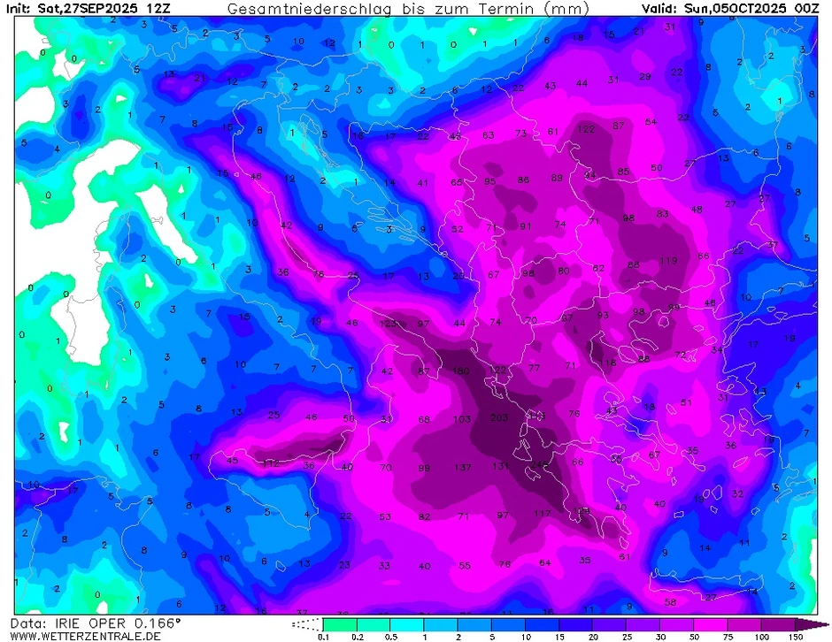 Blizu 100mm kiše u narednih 7 dana