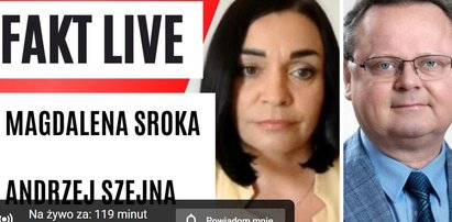 Fakt LIVE 18.04. Gośćmi będą Magdalena Sroka i Andrzej Szejna