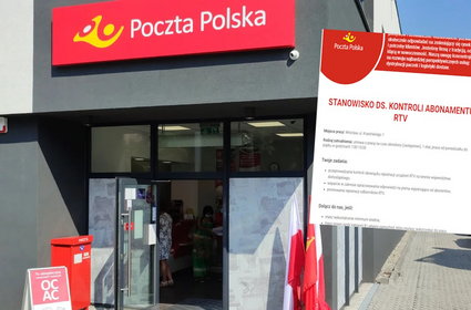 Poczta zatrudnia kontrolerów abonamentu RTV. "Ukraińcy mile widziani"