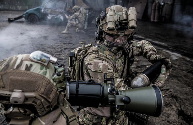 Operator granatnika Carl-Gustaf M4. Zdjęcie Saab Defence and Security