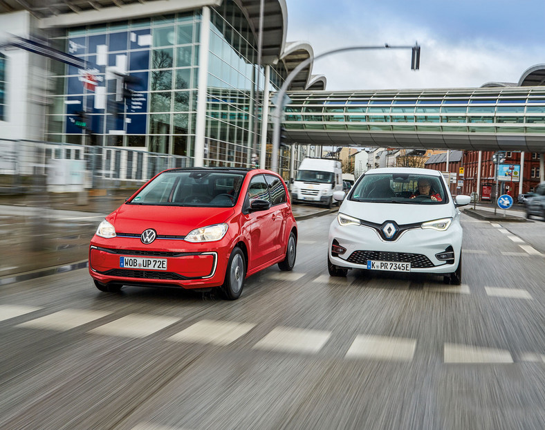 Renault ZOE kontra Volkswagen E-Up! - elektryk w mieście może mieć sens