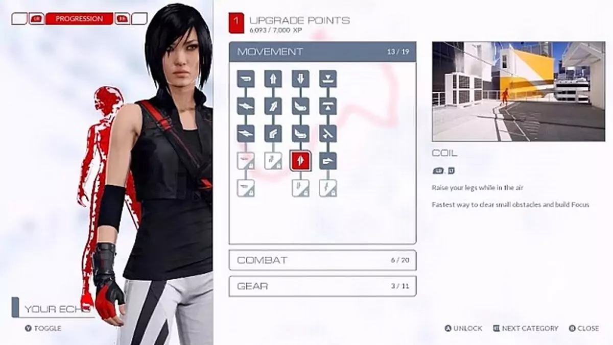 Mirror's Edge Catalyst zamyka parkourowe ruchy za upgrade'ami. Nie wszystkim się to podoba