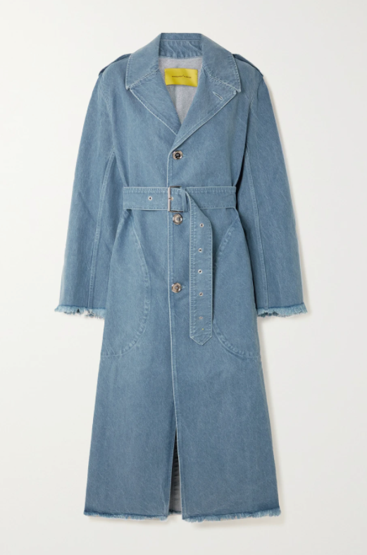 Manteau effet denim de Marques' Almeida pour CHF 580, sur Net-A-Porter.