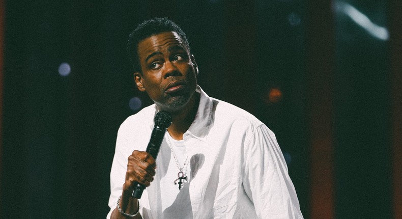 Chris Rock during his Netflix special.Kirill Bichutsky/Netflix