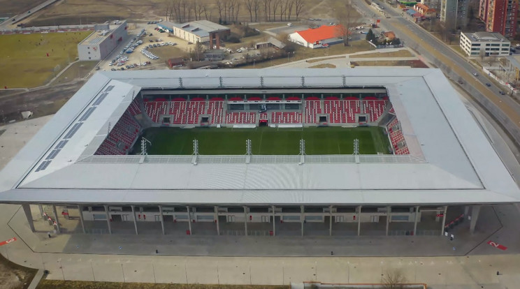 Hatalmas elismerésben részesült a Diosgyőr hazai meccseinek otthont adó stadion /Fotó: YouTube