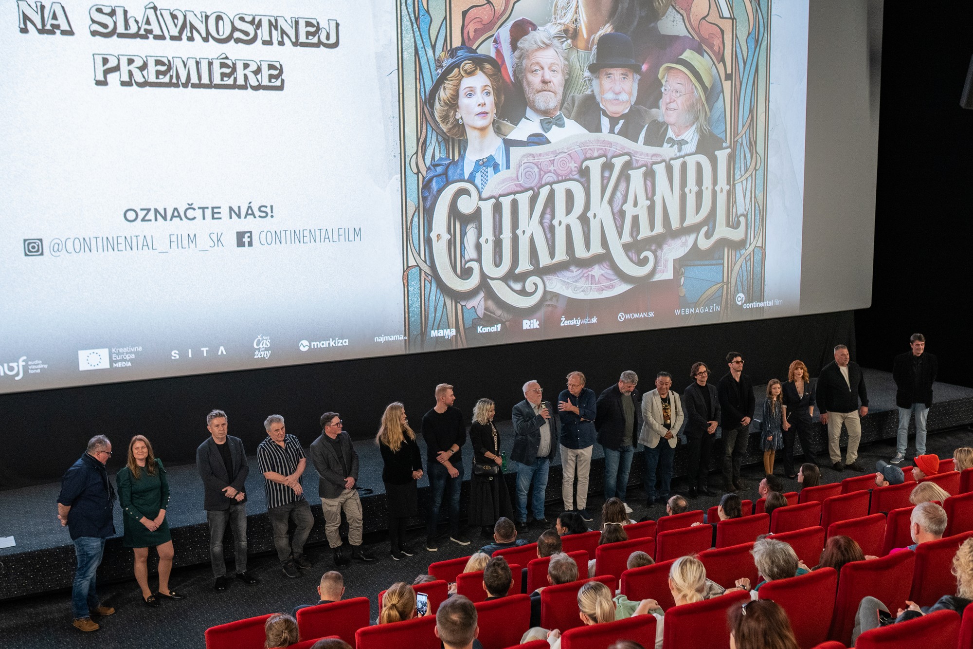 Premiéra filmu Cukrkandl.