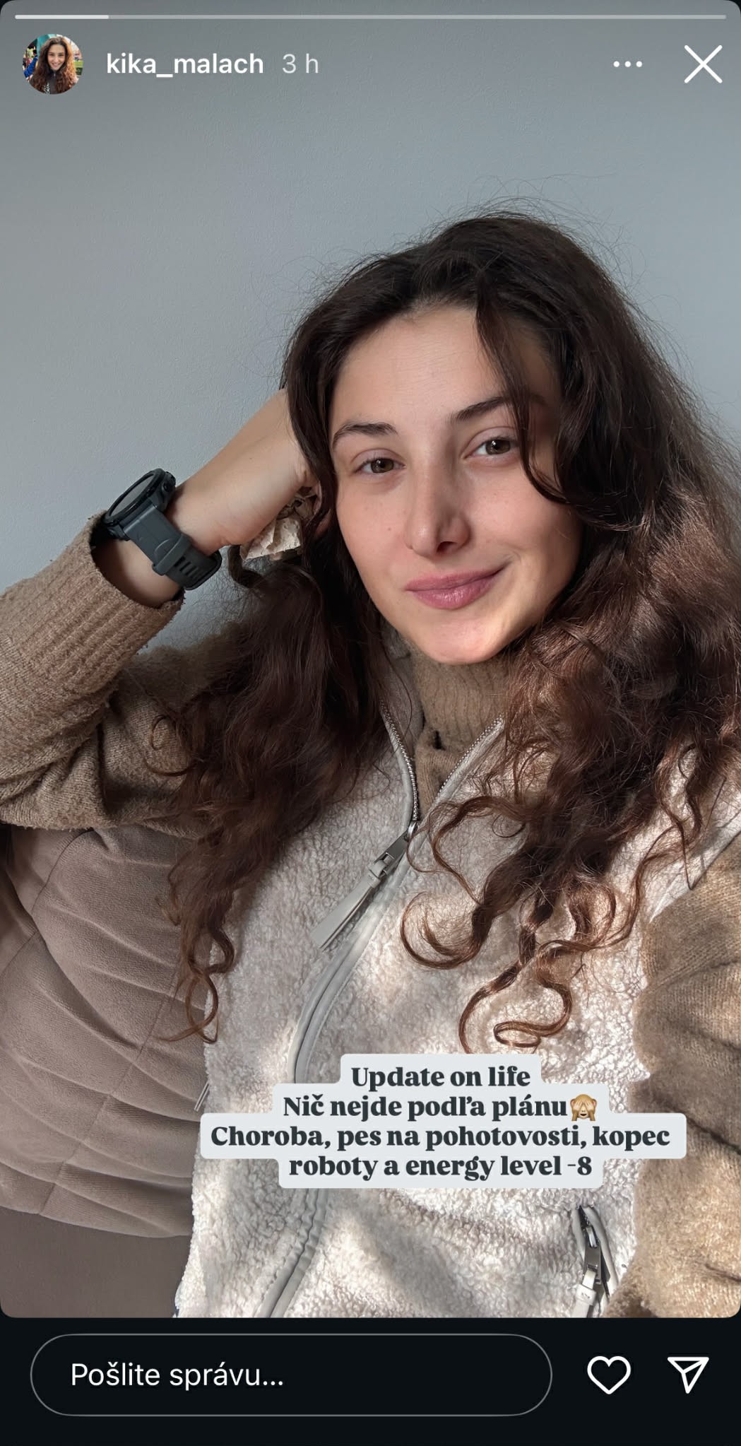 Kristína Malachovská sa zverila. 