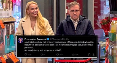 Czarnecki już nie ukrywa gorącego uczucia do Marianny Schreiber. "Ogromna miłość"