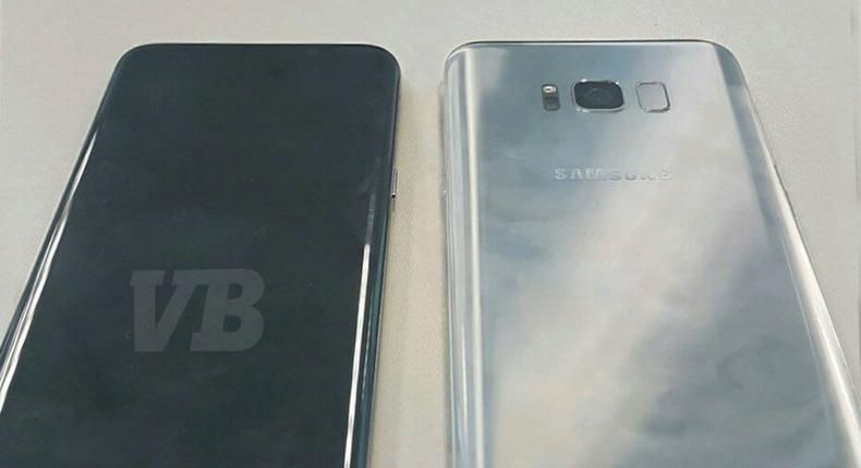 Leaked images of the upcoming Samsung Galaxy S8.