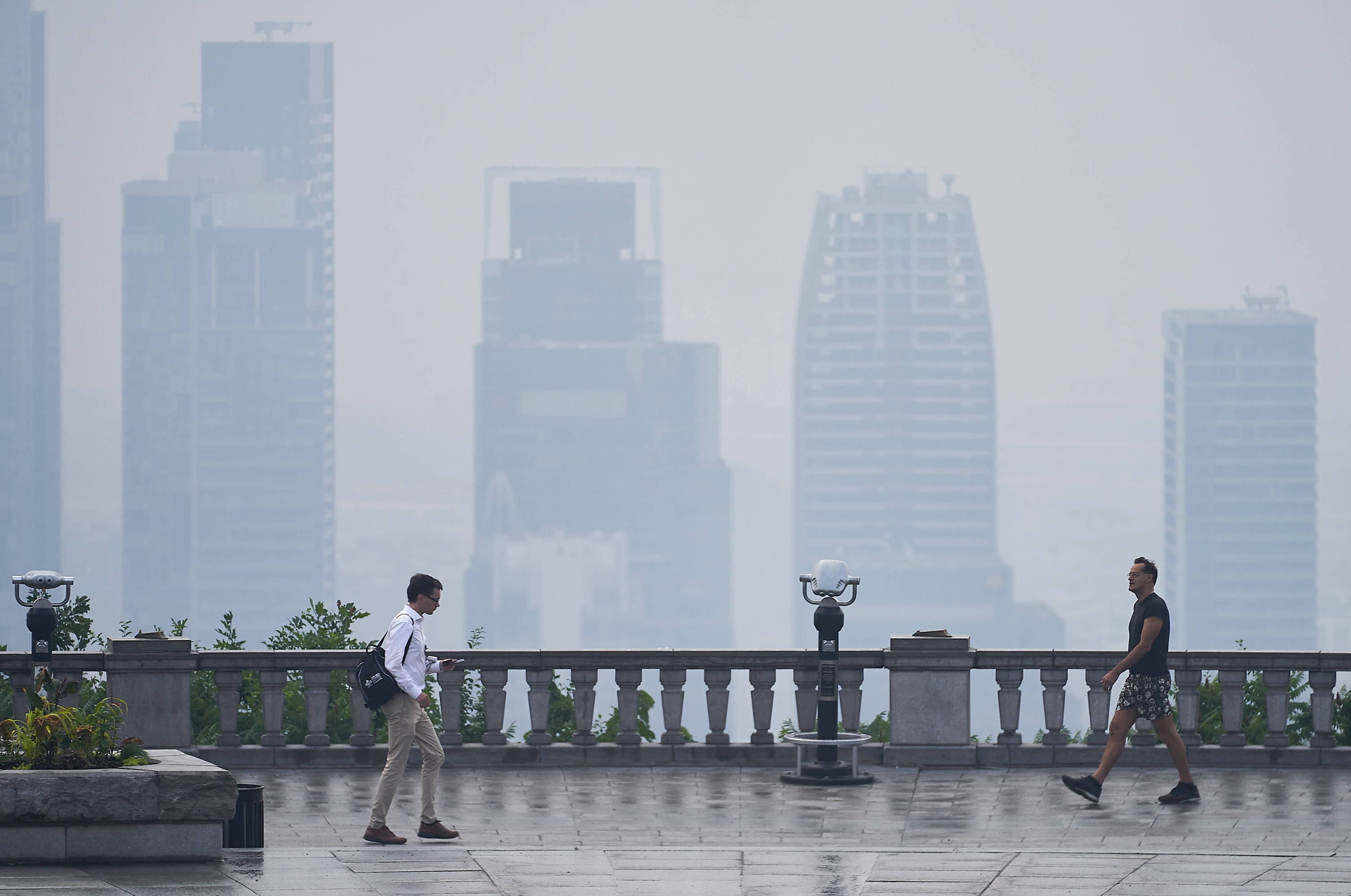 Montreal najgorsze powietrze świata przez pożary lasów