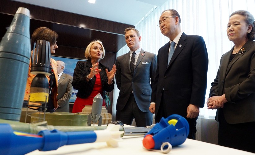 Daniel Craig w siedzibie ONZ w Nowym Jorku