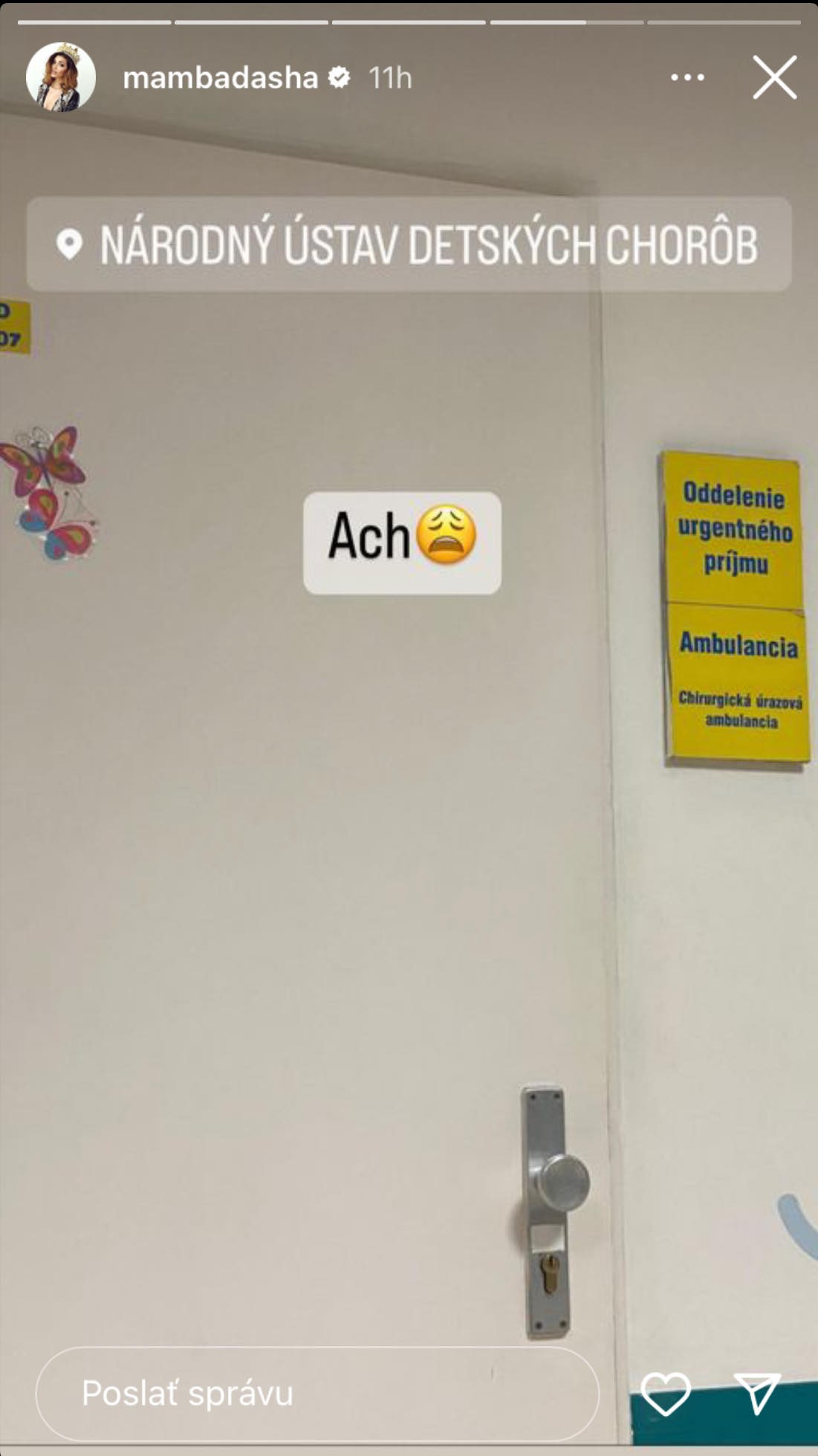 Speváčka musela utekať so synčekom na pohotovosť. 