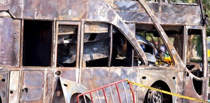 Polacy wracali z pielgrzymki. Autobus stanął w ogniu