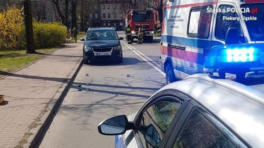 Horror w Piekarach Śląskich. 9-latek biegł pod auto