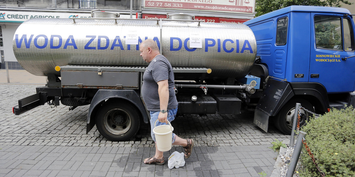 Skażona woda w Będzinie