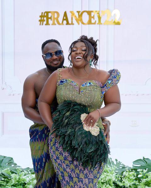 Tracey Boakye and her husband, Frank