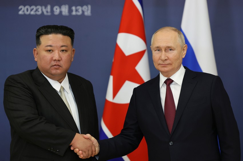 Kim Džong Un i Vladimir Putin