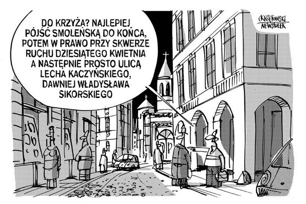 Do krzyża, krzyż