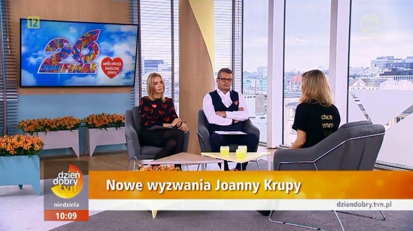 Agnieszka Woźniak-Starak, Marcin Meller i Joanna Krupa w „Dzień dobry TVN”