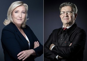 Marin le Pen i Žan Lik Melenšon