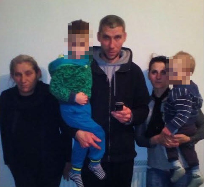 Nenad Dimitrijević sa porodicom