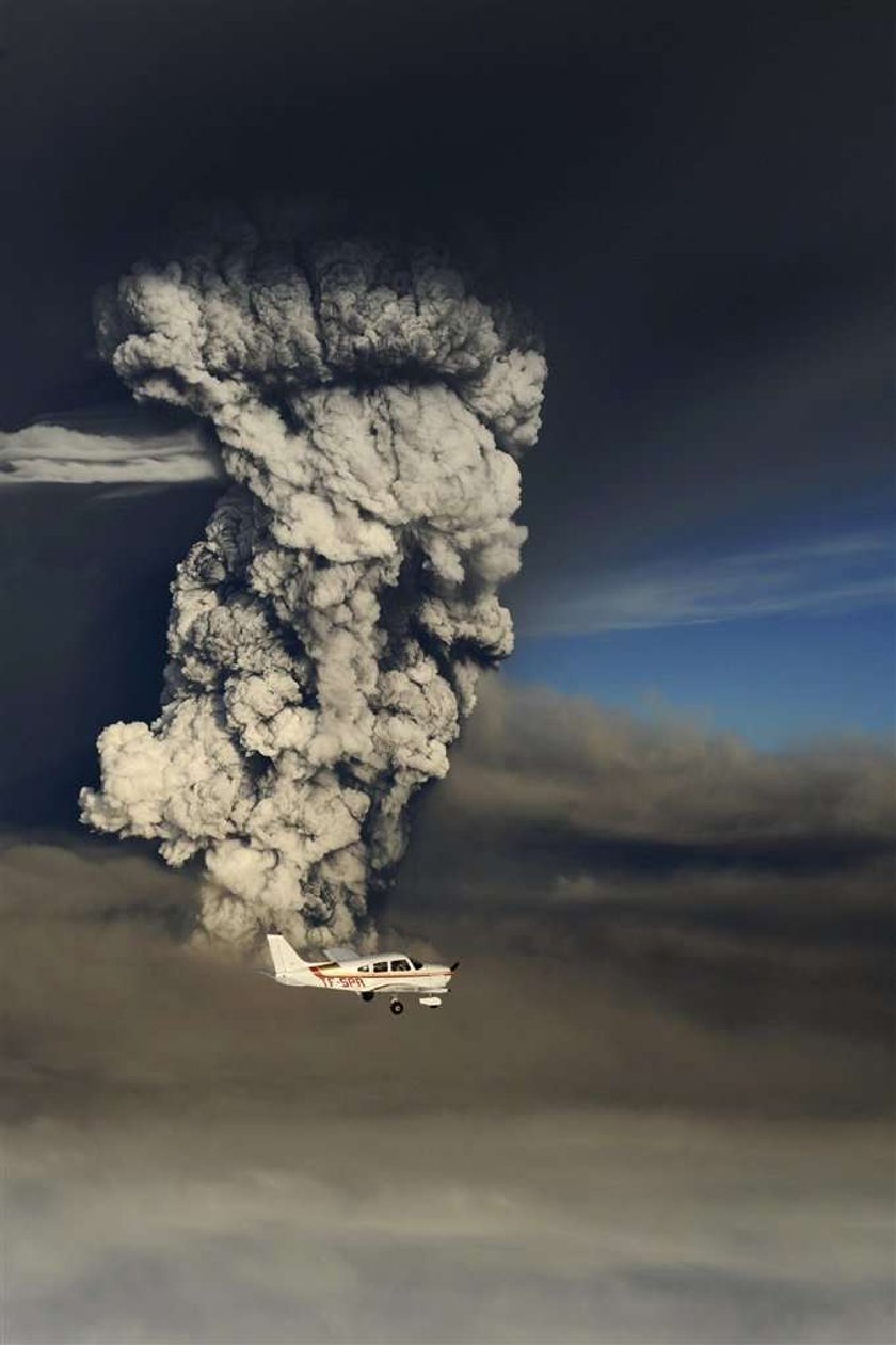 Erupcja wulkanu na Islandii