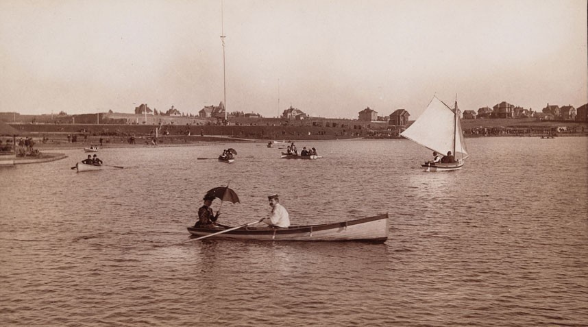 Park Westlake w Los Angeles, 1890