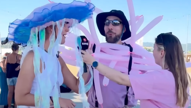 Návštevníci festivalu Grape.