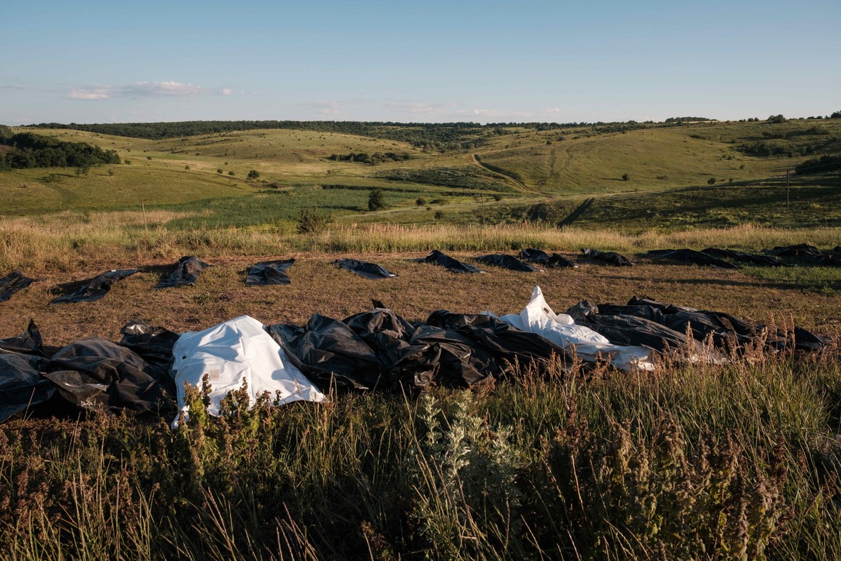 Ciała zabitych Rosjan