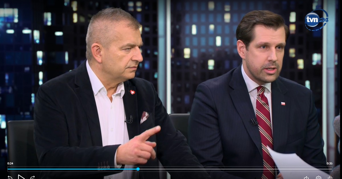 Gorąco w studiu TVN24. "Sędzia to idiota", "grubo pan pojechał"