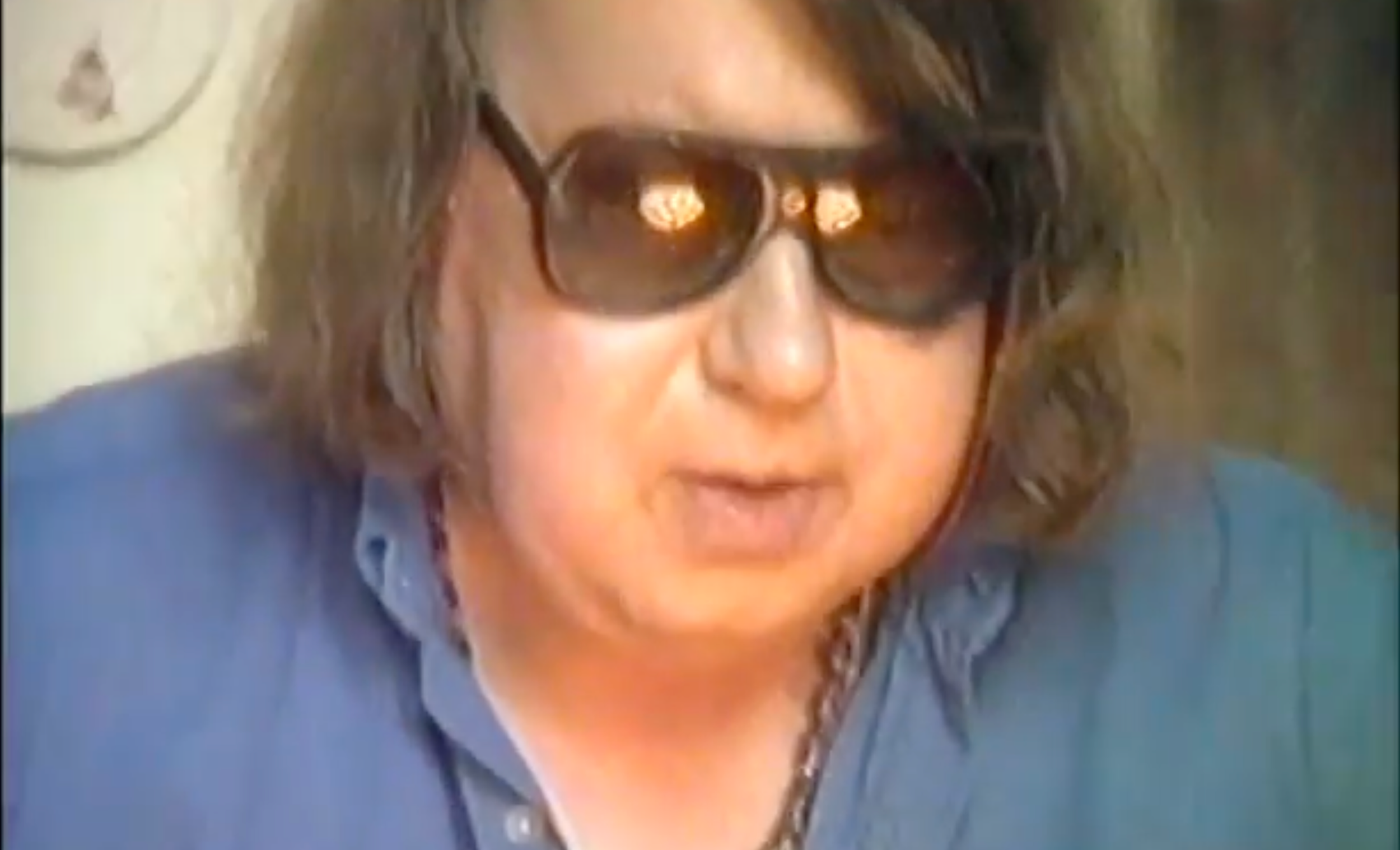 Český spevák Miki Volek. 