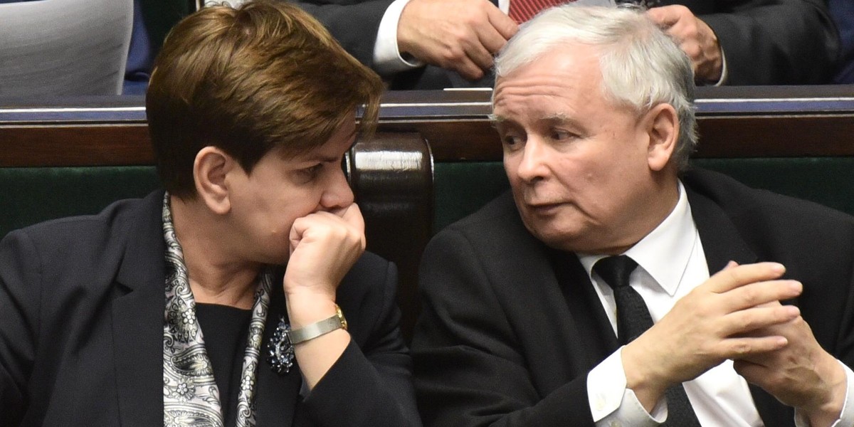 Kaczyński i Szydło zamknęli się w gabinecie