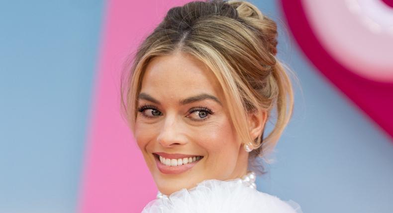 Margot Robbie and the Barbie premier in London.Samir Hussein/Getty Images