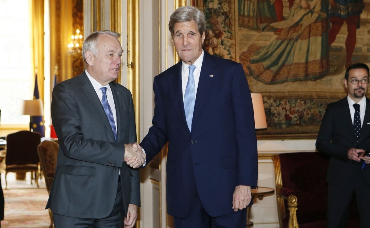 Jean-Marc Ayrault i John Kerry