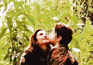 Anja Mandić sa sinom