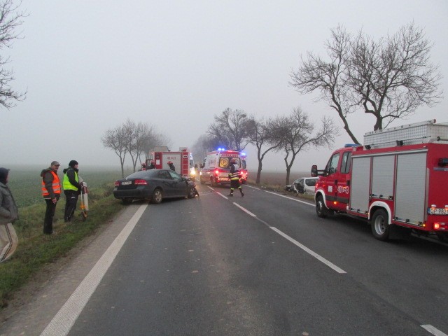 Wypadek w okolicach Brzegu